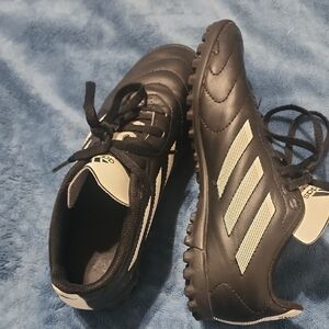 Adidas Black and White Turf Shoes